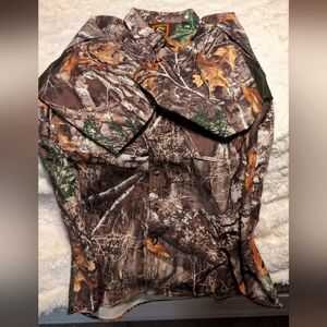 Drake camo short sleeve button up